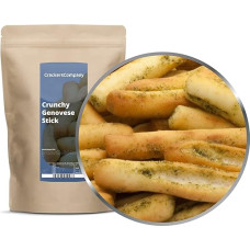 3 x 200 g Grissini su bazilikais, česnakais ir alyvuogių aliejumi Viduržemio jūros regiono užkandis Vegetariškas veganiškas ir be laktozės