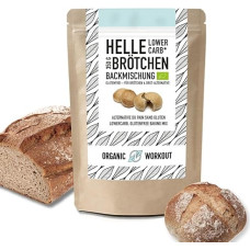 Bright Lower-Carb Bread Baking Mix, 350 g, with Sourdough, Organic, Vegan, Gluten-Free, Protein-Rich Country Bread Bread, Grain-Free Food, Organic Workout