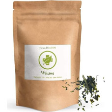 Ekologiški Wakame dribsniai - 25 g - mineraliniai rudieji dumbliai - džiovintų dumblių dribsniai, jūros dumblių dribsniai, jūros prieskoniai - iš Atlanto vandenyno pakrantės Ispanijoje - žalio maisto kokybė - be glitimo - be priedų