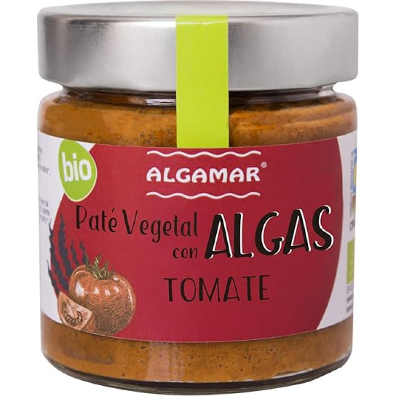 Pate Vegetal with Algas y Tomato Organic 180 g Algamar