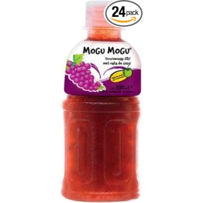 MOGU MOGU Vynuogių skonio su Nata de Coco 24 x 320 ml