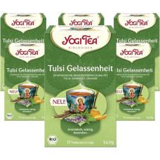 Yogi Tea - Tulsi Serenity, ajurvedinė ekologiška žolelių arbata, natūraliai be kofeino, Tulsi - 