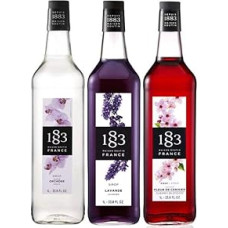 Floral Assortment: Orchid, Lavender and Cherry Blossom Syrup