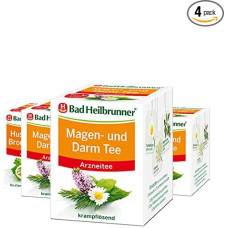 Cough and Bronchial Tea Cough Plus Bronchial Tea, Pack of 4 (4 x 16 g)