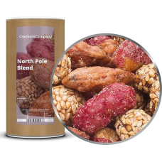 1 x 700 g Šiaurės ašigalio mišinys su ugnimi degintais migdolais ir degintais žemės riešutais sezamo apvalkale su cinamonu Vegetariškas veganiškas
