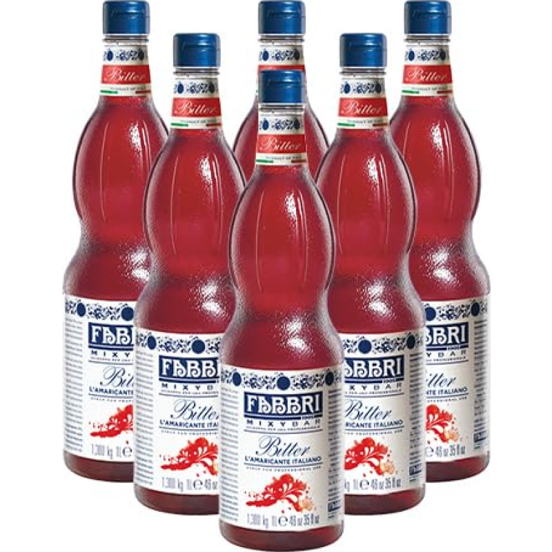 Fabbri - Mixybar Bitter Syrup - 6 x 1 Litre