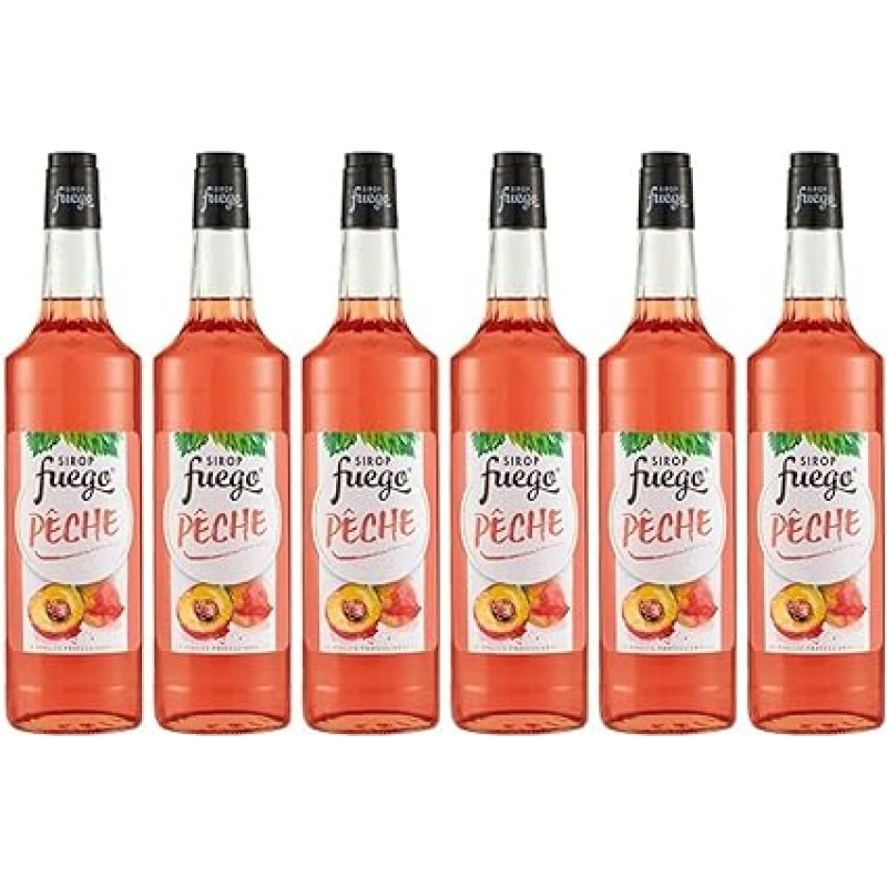 Sirop Fuego Pêche - 6 x 1L