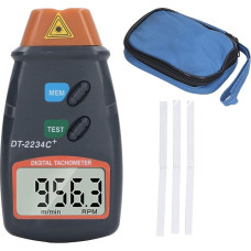 DEWIN profesionalus skaitmeninis tachometras, bekontaktis skaitmeninis tachometras, lazerinis fototachometras, tekinimo staklių greičio matavimo prietaisas