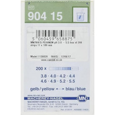 camlab 1138839 pehanon PH 3,8–5,5 Streifen, 11 mm Länge x 100 mm Breite (200 Stück)