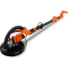 FEIDER FPG720S - gipso kartono šlifuoklis 750 W - sienų ir lubų šlifuoklis - šlifavimo žirafa 225 mm - ilgas šlifuoklis 6 greičiai - dulkių siurblio adapteris - teleskopinis strypas 110-180 cm - profesionalus įrankis