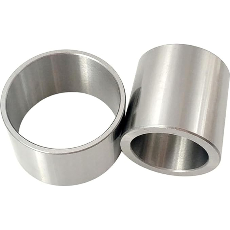 Gleitlagerbuchsen, 2 Stück Innendurchmesser 17 mm, Außendurchmesser 25 mm, Höhe 26 mm Gcr15-Lagerhülsen aus Kohlenstoffstahl for Gleitlager, Vorrichtungspositionierungsbuchse, Führungsbuchse, 17 x 25