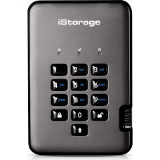 iStorage diskAshur PRO2 SSD 8TB - Secure Solid State Drive - FIPS Level 2 - Password Protected - Dust/Water Resistant