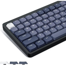 XVX Flat Keycaps, PBT Keycaps, 144 Keys, Skyline Custom Keyboard Keycaps Full Set, Double Shot Keycaps for 60% 65% 75% 80% 100% Cherry Gateron MX Switches Mechanical Keyboard