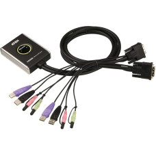 ATEN CS682-2 prievadų USB 2.0 DVI KVM perjungiklis