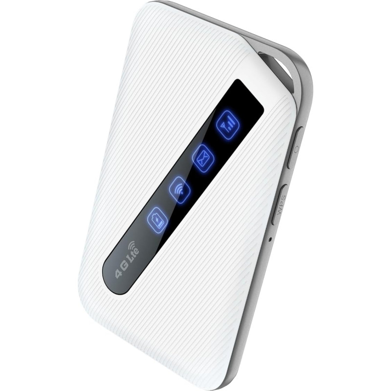 Calonny Mobile WiFi Hotspot CAT4 4G LTE + SIM Router 150Mbps 3000mAh Battery Wireless USB Modem No Configuration Travel Work Do Not Browse Change APN