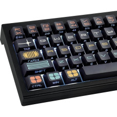 PBT klavišų dangteliai, 131 klavišų juodi 