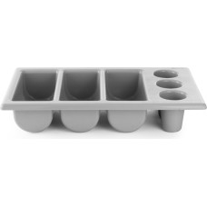 Hendi Stalo įrankių konteineris GN 1/1 6 dalių, pilkas - 552353