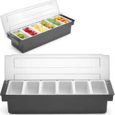 Bar Up Barmeno kokteilių priedų talpyklos organizatorius - 6 papildymai