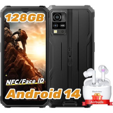 Blackview BV4800Pro Android 14 Outdoor Mobile Phone, 12GB + 128GB/2TB TF, Corning Gorilla 6.56 Inch HD+, Outdoor Smartphone, IP69K Buastelle Mobile Phone, 16MP + 8MP, NFC/OTG/GPS/Fingerprint