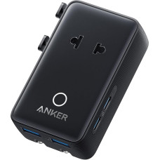 Anker Nano Travel Adapter Worldwide, Universal Travel Adapter with 4 x USB, 2 x USB C, 2 x USB A and 1 x AC, Socket Adapter for Germany, USA, England, Can be Used in Over 200 Countries, Ideal for