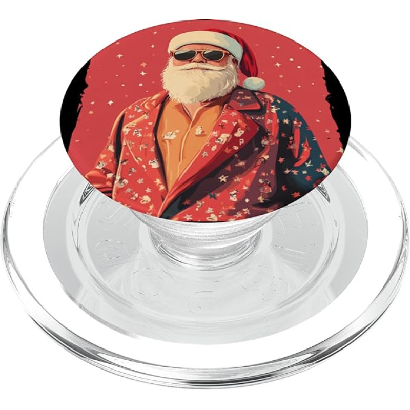 Lustiges Weihnachtsmann-Pyjama-Kostüm für Jungen und Mädchen PopSockets PopGrip für MagSafe