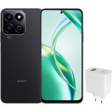 HONOR 200 Smart 5G Smartphone 4GB + 256GB, Battery 5200 mAh, 6.8 Inch, 50MP AI Camera, Qualcomm Snapdragon 4 Gen 2, Dual SIM, Android 14 (Black)