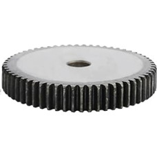 1 Stück 1,5 m Stirnrad, 76/77/78/79 Zähne, 16 mm Prozessloch, Ritzel, kohlenstoffarmes Stahlmaterial, flaches Zahnrad, Gesamthöhe 15 mm (76 dantų)