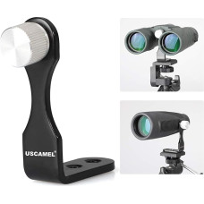 USCAMEL L Type Metal Tripod Adapter for Porro Binoculars