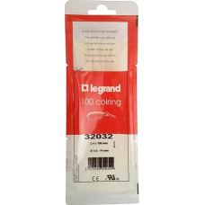 Legrand LEG32031 Dėžutė su 100 dantytų kabelių kaklaraiščių Poliamidas 6 / 6 2,4 x 180