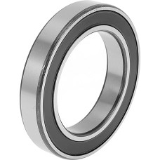 6017VV Rillenkugellager 85x130x22mm P5 Doppelgummilager Geschmierte Lager 1 Stk. Auto Roller Skateboard Rad Universal Schwarz Silber Ton