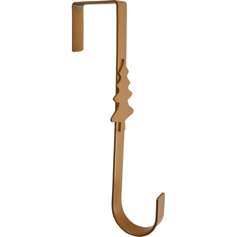 Ginger Ray RED-568 Metal Christmas Tree Wreath Hanger, Gold