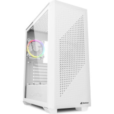 Sharkoon VS9 RGB Midi ATX kompiuterio korpusas, baltos spalvos