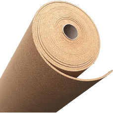 Rollbrett aus Kork mit hoher Dichte, dicke Schubladenauskleidung für Wand, Schalldämmung, Büro, Zuhause, Schule, Heimwerkerbedarf, Braun, 8 mm dick, 0,8 m x 3 m
