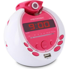 Metronic Miss Angel MP3 Radio/Alarm Clock Radio USB Port