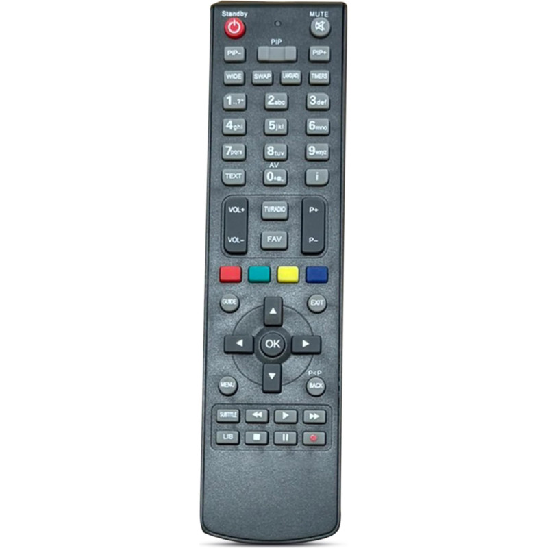 Remote Control Fransat Tntsat - Compatible with Devices from DIGIHOME, TELEFUNKEN, Axil RS, Fuji ONKYO, SEDEA