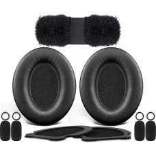 SOULWIT ausų pagalvėlės + galvos juosta galvos juosta + mikrofono putų dangteliai 