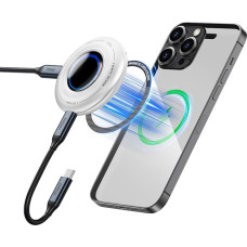 Fikwot FP108 500GB External SSD, Supports up to PD-100W and 2050MB/s, Playing While Charging, USB 3.2 Gen2x2, with Magnetic Ring, Compatible with iPhone 15/16, Steam Deck, Switch Lite etc