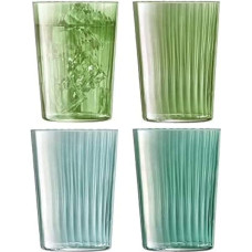 LSA Gems Glass Tumbler, Green, 9 cm
