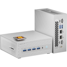 AE8 MAX AI Mini PC, AMD Ryzen 7 8745HS Processor Mini Computer (8K/16T, up to 4.9GHz) 32GB DDR5 RAM & 1TB PCIe 4.0 SSD, Support 4K/8K Quad Display Desktop PC, USB4/WIFI6E/BT5.2/Win 11 Pro