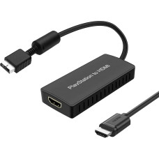 Wrugste PS2- HDMI keitiklis, PS2- HDMI adapteris, palaikantis 4:3/16:9 ekrano kraštinių santykio perjungiklį. Veikia su PS1/2 HD Link kabeliu