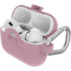 OtterBox Soft Touch Kopfhörer Hülle für AirPods Pro (1. gen / 2. gen), stoßfeste, sturzsichere, ultraflache, kratz- und abriebfeste Schutzhülle für Apple AirPods, inklusive Karabiner, Rosa