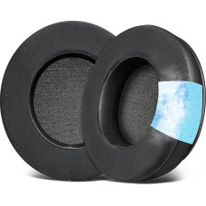 SOULWIT Cooling Gel Replacement Ear Pads for OneOdio Pro-10/Pro-30/Pro-50/Studio HiFi/Studio Pro-C Y80B/Monitor 60 Headphones, High Density Foam Pads, Ice Silk Fabric