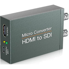 HDMI vers SDI Converter, HDMI Vers, 2 Ports SDI Converter, Audio Embedder Supports HDMI 1.3 1080P, 3G/HD-SDI Auversmatic Format Detection