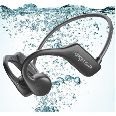 BEARTAIN Bone Sound Headphones Bluetooth 5.3 Swimming Headphones Underwater IP68 Swimming Waterproof Headphones Wireless for MP3 Built-in Memory Perfect for Swimming, Running, Cycling