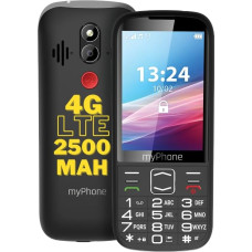 myPhone Halo 4 LTE Button Phone for Seniors without Contract Senior Mobile Phone, Dual SIM, Large Buttons and Display 3.5 Inches, Huge 2500 mAh Battery up to 16 Days on a Single Charge + SOS Button