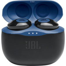 JBL Tune125 TWS In-Ear Bluetooth Headphones in Blue, Wireless Earphones with Built-in Microphone, Music Streaming up to 8 Hours on Just One Battery Charge - Includes Charging Case