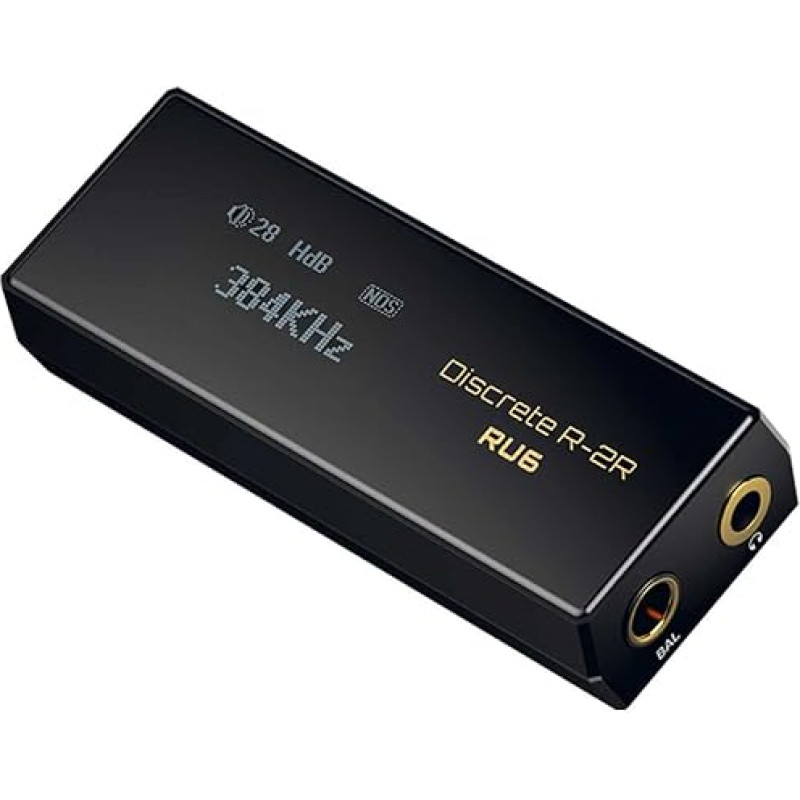 Cayin RU6 Combo DAC and Compact Portable Headphone Amplifier with R2R Technology