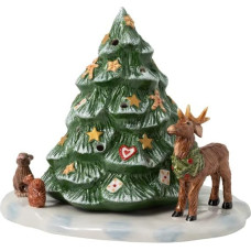 Villeroy & Boch - Christmas Toy's Memory Woodland Animals Decorative Decorative Tealight Candle Ornament, Multi-Colour, 23 x 17 x 17 cm