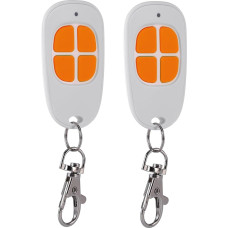 2 x AAM0094 - 4 Channels Gate Remote Control with Rotating Secret Code - Transmission Frequency 433.92MHz Orange Top Original