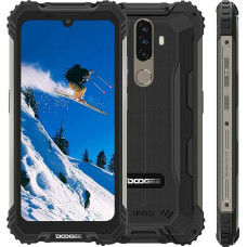 DOOGEE S58 PRO Outdoor Smartphone, IP68 Waterproof Android 10 Mobile Phone, 5180 mAh Battery, 6GB + 64GB, 5.71 Inch FHD+, 16MP + 16MP Triple Camera, NFC, GPS, Dual SIM 4G, Black